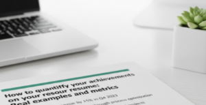 How to Show Results on Your Resume